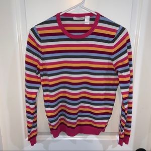 LizGolf rainbow sweater